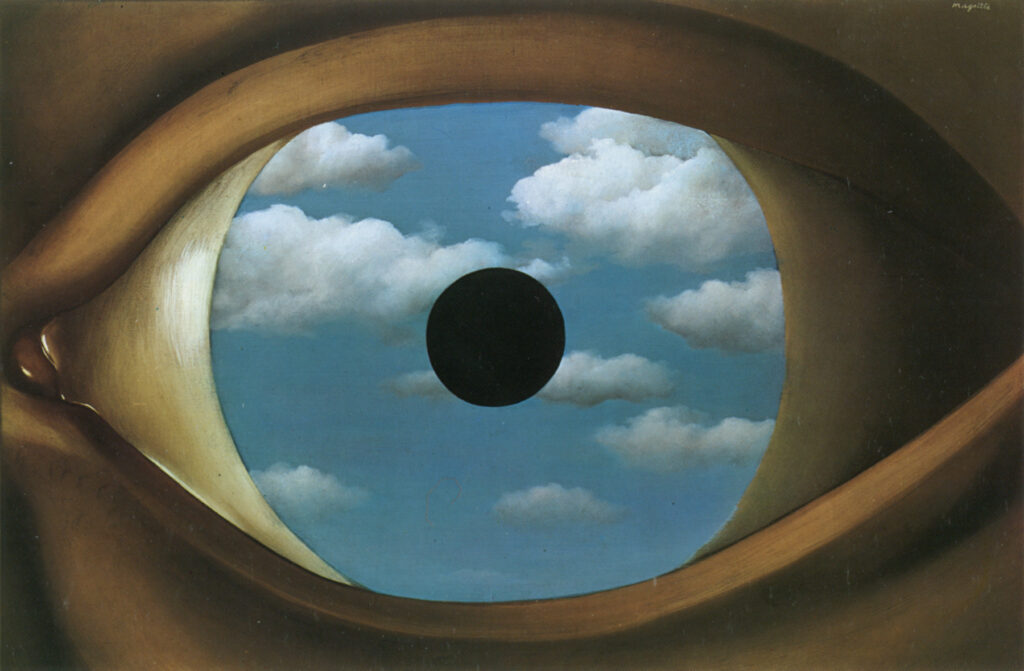 Le Faux Miroir by René Magritte